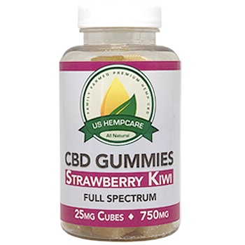 750mg-CBD Gummie- Strawberry Kiwi